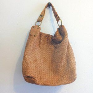 Gianni Chiarini Woven Leather Shoulder Bag